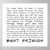 Beste vrienden poster (Voorkant)