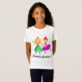  beste vrienden prinses fairies t-shirt (Voorkant volledig)