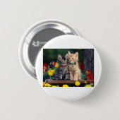Beste vrienden ronde button 5,7 cm (Voorkant /achterkant)