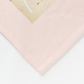 Beste Vrienden roos gouden blos foto collage Fleece Deken (Hoek)