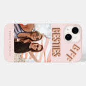 Beste vrienden roos gouden foto besties bff namen Case-Mate iPhone case (Achterkant (horizontaal))
