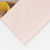 Beste vrienden roos gouden glitter blush foto coll fleece deken (Hoek)