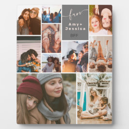 Beste vrienden roze bff script 10 foto collage gri fotoplaat