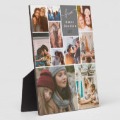 Beste vrienden roze bff script 10 foto collage gri fotoplaat (Zijkant)