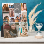 Beste vrienden roze bff script 10 foto collage gri fotoplaat (Zijkant)