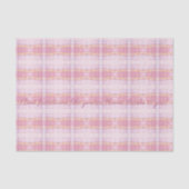 Beste Vrienden  Roze Plaid Tissue Papier (Voorkant)