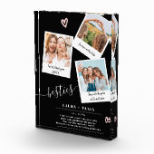 Beste vrienden Script 3 foto's Booth Collage Grid (Rechts)