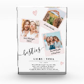 Beste vrienden Script 3 foto's Booth Collage Grid (Voorkant)