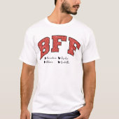 Beste Vrienden Shirt, Aangepaste BFF Valentijn's D T-shirt (Voorkant)