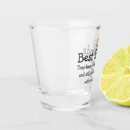 Beste vrienden shot glas (Links)