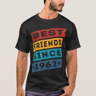 Beste vrienden sinds 1962 BFF Besties T-shirt