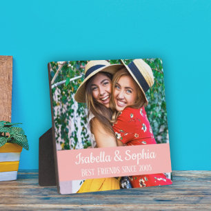 Beste vrienden sinds BFF vriendschap foto Fotoplaat