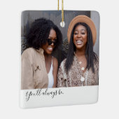 Beste vrienden - Sisters op maat Keramisch Ornament (Rechts)