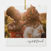 Beste vrienden - Sisters op maat Keramisch Ornament (Achterkant)