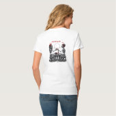 Beste Vrienden Skelet Koppel T-shirt (Achterkant volledig)