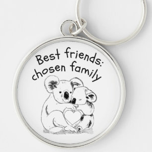 Beste Vrienden Sleutelhanger met Knuffelen Koala's
