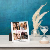 Beste vrienden Square 4 Foto's collage roze bessen Fotoplaat (Insitu)