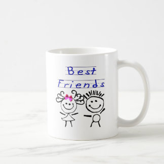 Beste vrienden-sticker koffiemok