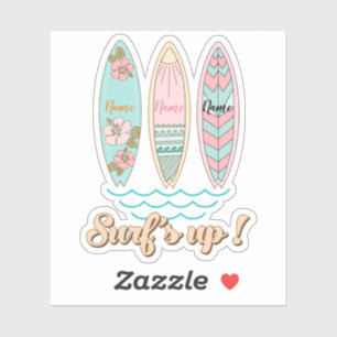 Beste vrienden Surfen Sticker