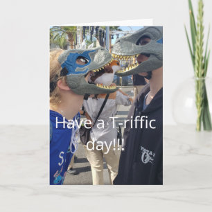 Beste vrienden T-rex Kaart