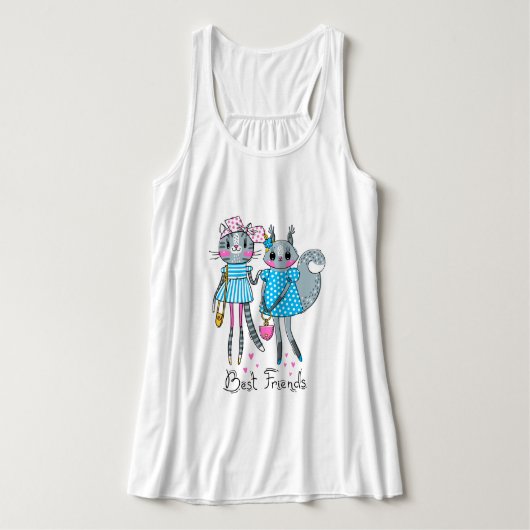 Beste vrienden tanktop (Design voorkant)