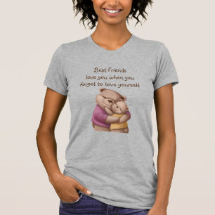 Beste vrienden Teddy Bears houden van je Inspirere T-shirt