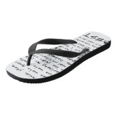 Beste vrienden teenslippers (Schuin)