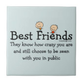 Beste vrienden tegeltje (Voorkant)