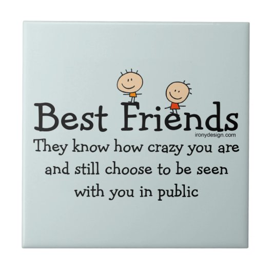 Beste vrienden tegeltje (Voorkant)