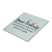 Beste vrienden tegeltje (Zijkant)