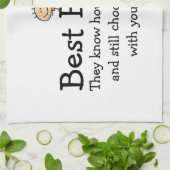 Beste vrienden theedoek (Gevouwen)