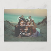 Beste vrienden thema uitnodiging briefkaart (Achterkant)