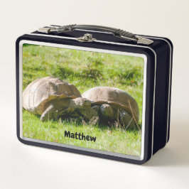 "Beste Vrienden" Tortoises Metalen Lunchbox