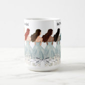 Beste vrienden tot het einde | meerkleurig haar koffiemok (Center)