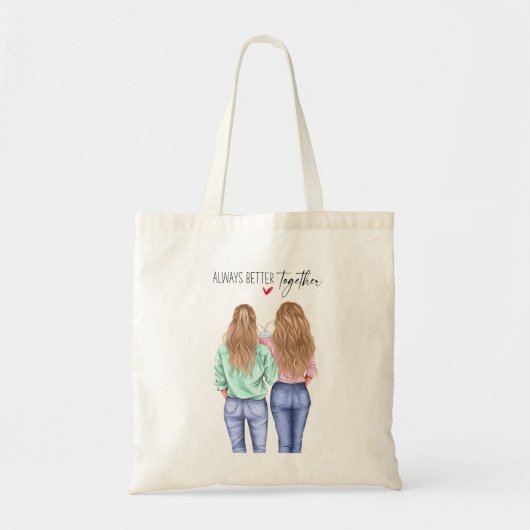 Beste vrienden tote bag (Voorkant)