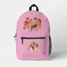 Beste Vrienden Troep — Roze Schoolrugzak Bedrukte Rugzak