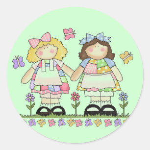 Beste Vrienden Tshirts en geschenken Ronde Sticker