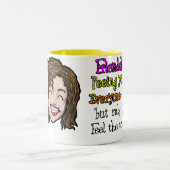 Beste vrienden tweekleurige koffiemok (Center)