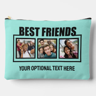 Beste vrienden uw 6 foto's, naam, tekst & kleur etui