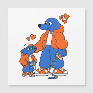 Beste Vrienden : Vader en zoon Blue Dog Duo ( Oran