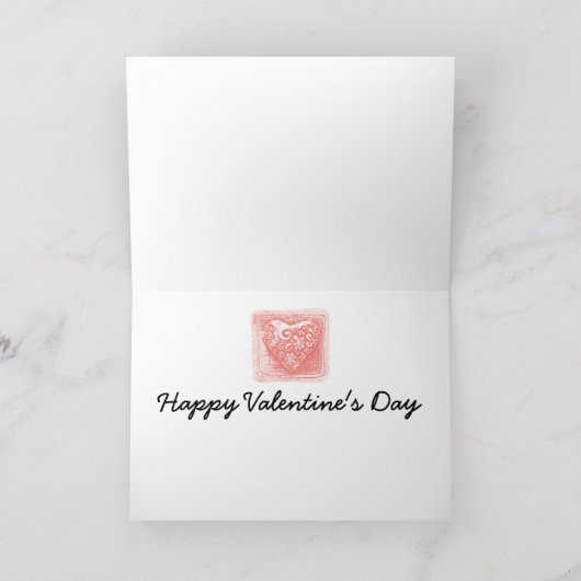 Beste vrienden Valentijn Feestdagen Kaart (Binnen)