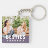 Beste vrienden van BFF Moderne Foto Sleutelhanger (Achterkant)