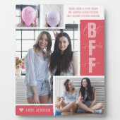 Beste vrienden van BFF | Moderne fotocollage Plaqu Fotoplaat (Voorkant)