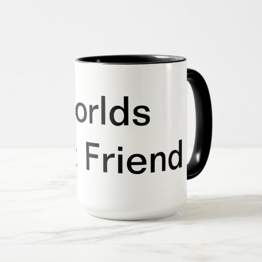 Beste vrienden van werelden - Mok (Voorkant rechts)