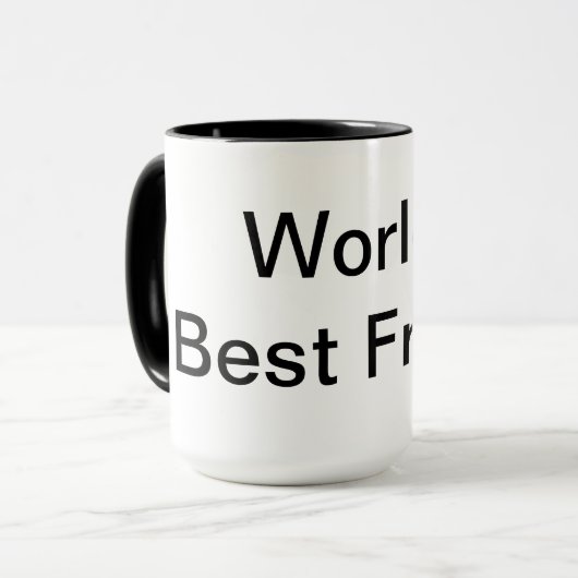 Beste vrienden van werelden - Mok (Voorkant links)