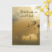 Beste vrienden vinden Kaart moeilijk (Gele Bloem)