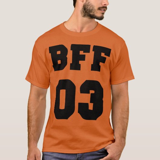 Beste vrienden voor 3 BFF  T-shirt (Voorkant)