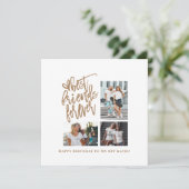 Beste Vrienden voor 3 Foto Manuscript Fijne verjaa (Staand voorkant)