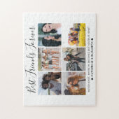 Beste vrienden voor 6 Foto BFF Besties Quote Legpuzzel (Verticaal)