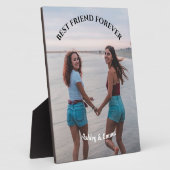Beste Vrienden voor Aangepaste Foto en Naam Fotoplaat (Zijkant)